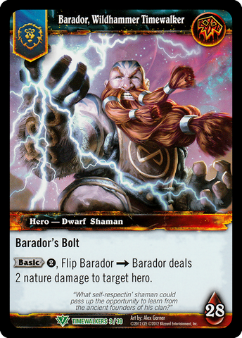 World of Warcraft TCG | Barador, Wildhammer Timewalker (Foil) | The Nerd Merchant