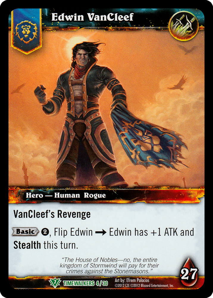 World of Warcraft TCG | Edwin VanCleef (Foil) | The Nerd Merchant