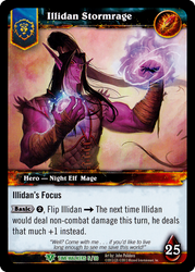 World of Warcraft TCG | Illidan Stormrage (Alt Art) - Timewalker Heroes 5/30 | The Nerd Merchant