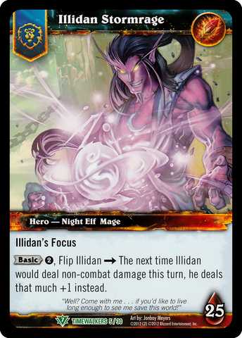 World of Warcraft TCG | Illidan Stormrage (Foil) | The Nerd Merchant