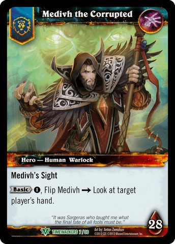 World of Warcraft TCG | Medivh the Corrupted (Foil) | The Nerd Merchant