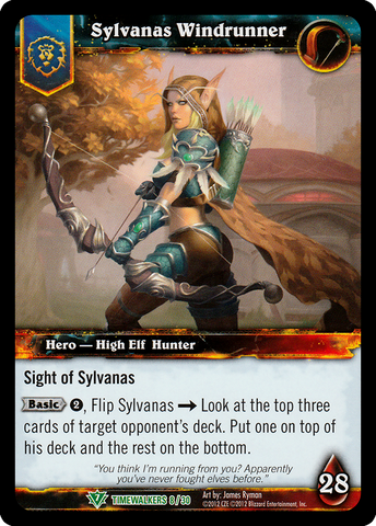 World of Warcraft TCG | Sylvanas Windrunner - Timewalker Heroes 8/30 | The Nerd Merchant