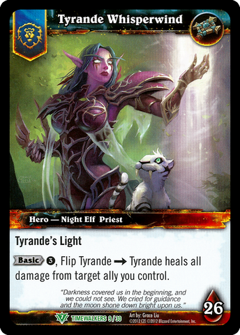 World of Warcraft TCG | Tyrande Whisperwind - Timewalker Heroes 9/30 | The Nerd Merchant