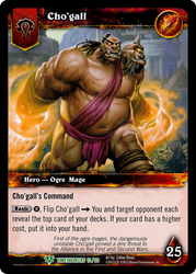 World of Warcraft TCG | Cho'gall (Alt Art) - Timewalker Heroes 13/30 | The Nerd Merchant