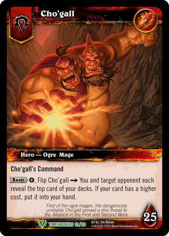 World of Warcraft TCG | Cho'gall - Timewalker Heroes 13/30 | The Nerd Merchant