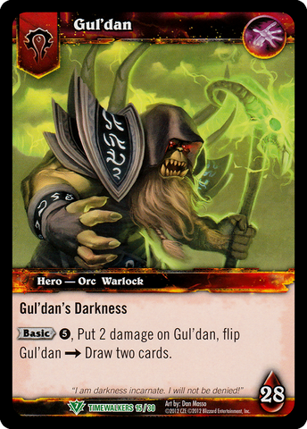 World of Warcraft TCG | Gul'dan (Foil) | The Nerd Merchant