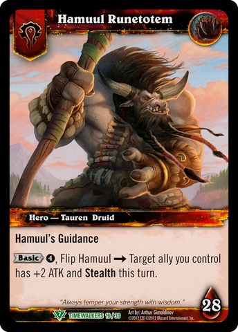 World of Warcraft TCG | Hamuul Runetotem (Foil) | The Nerd Merchant