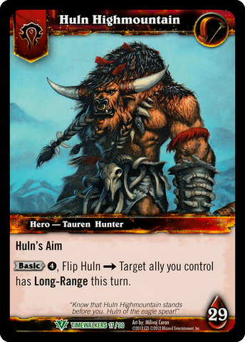 World of Warcraft TCG | Huln Highmountain (Foil) | The Nerd Merchant