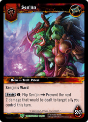 World of Warcraft TCG | Sinjin (Alt Art) - Timewalker Heroes 18/30 | The Nerd Merchant