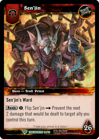 World of Warcraft TCG | Sen'jin (Foil) | The Nerd Merchant