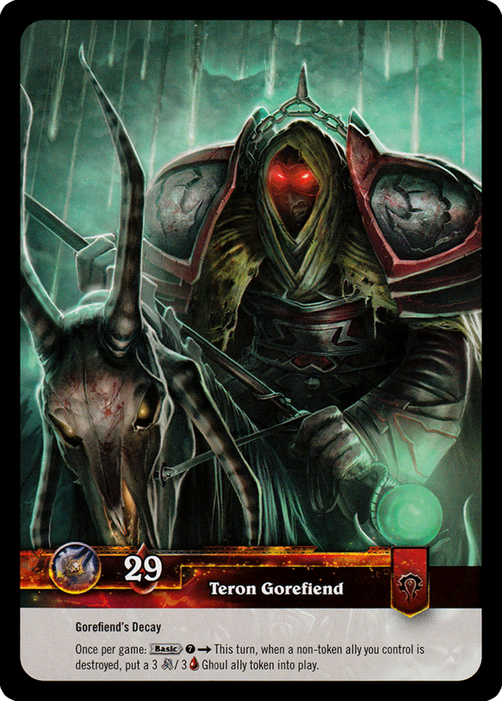 Teron Gorefiend (Foil) - Timewalker Heroes 19/30