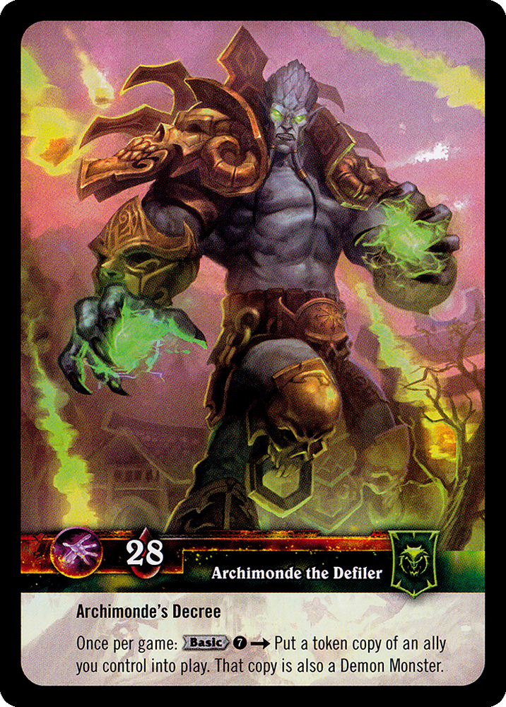 Archimonde the Defiler (Alt Art) - Timewalker Heroes 21/30