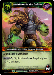 World of Warcraft TCG | Archimonde the Defiler (Alt Art) - Timewalker Heroes 21/30 | The Nerd Merchant
