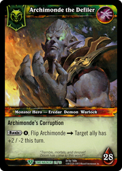 World of Warcraft TCG | Archimonde the Defiler - Timewalker Heroes 21/30 | The Nerd Merchant