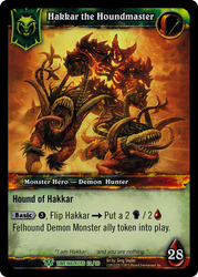 World of Warcraft TCG | Hakkar the Houndmaster (Alt Art) - Timewalker Heroes 22/30 | The Nerd Merchant