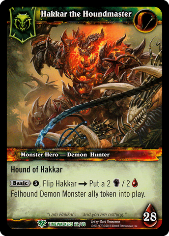 World of Warcraft TCG | Hakkar the Houndmaster (Foil) | The Nerd Merchant