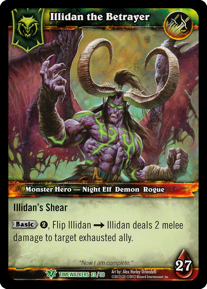 World of Warcraft TCG | Illidan the Betrayer (Foil) | The Nerd Merchant