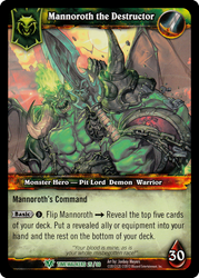 World of Warcraft TCG | Mannoroth the Destructor (Foil) | The Nerd Merchant