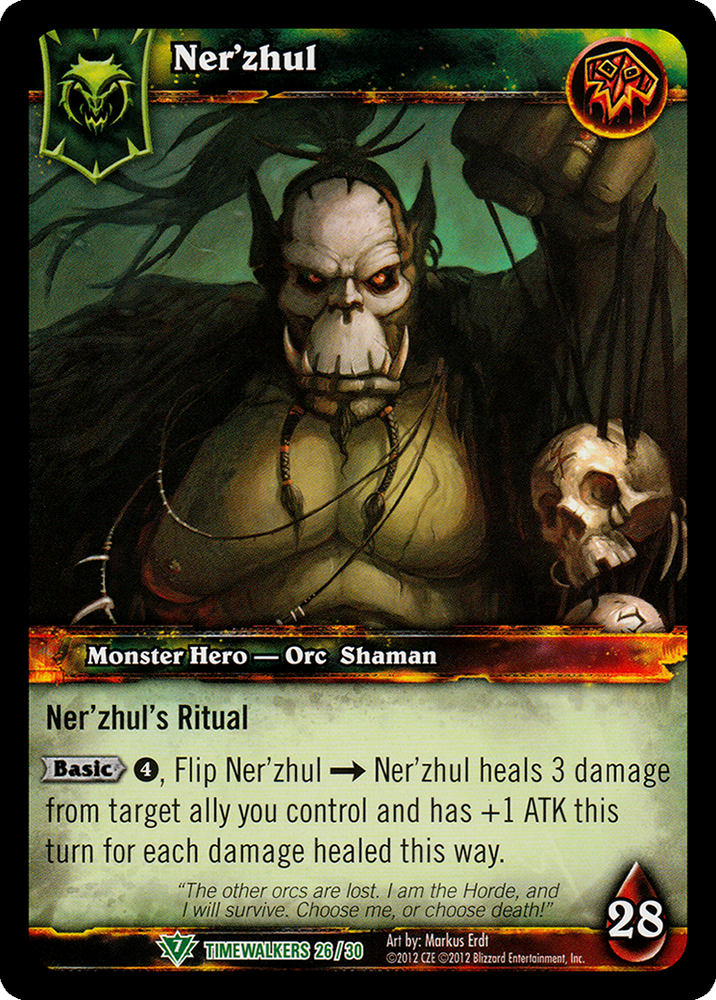 World of Warcraft TCG | Ner'zhul (Foil) | The Nerd Merchant