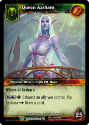 World of Warcraft TCG | Queen Azshara (Alt Art) - Timewalker Heroes 27/30 | The Nerd Merchant