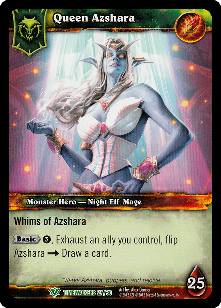 World of Warcraft TCG | Queen Azshara (Foil) | The Nerd Merchant