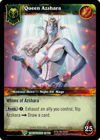 World of Warcraft TCG | Queen Azshara - Timewalker Heroes 27/30 | The Nerd Merchant