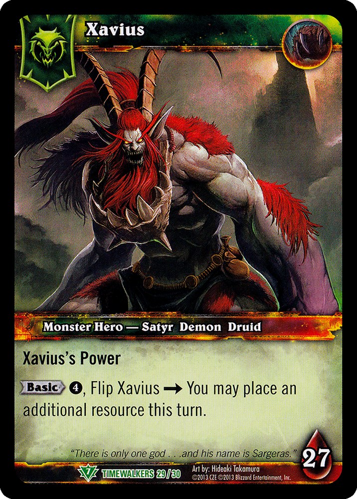 World of Warcraft TCG | Xavius (Alt Art) - Timewalker Heroes 29/30 | The Nerd Merchant
