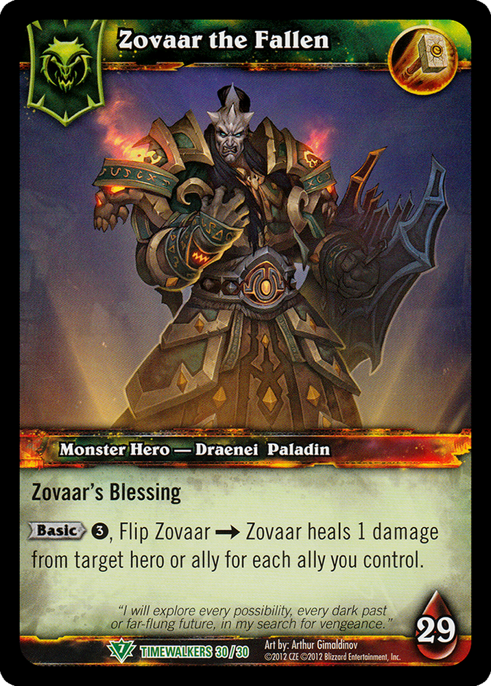 World of Warcraft TCG | Zovaar the Fallen (Foil) | The Nerd Merchant