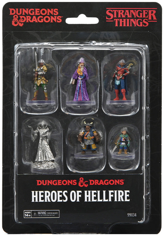 D&D Stranger Things: Heroes of Hellfire Miniatures
