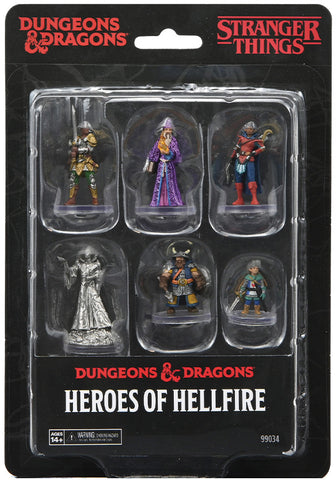 D&D Stranger Things: Heroes of Hellfire Miniatures