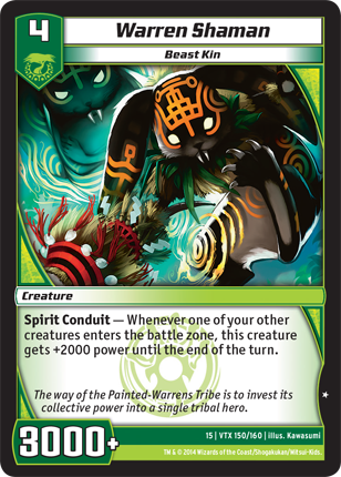 Kaijudo | Warren Shaman - Level 4 (15VTX) | The Nerd Merchant