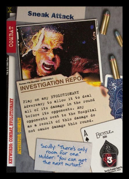 X-Files CCG | Sneak Attack XF96-0006v1  | The Nerd Merchant