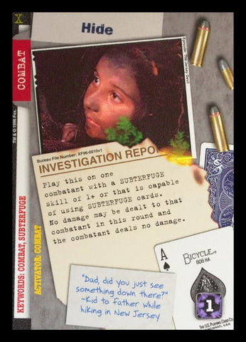 X-Files CCG | Hide XF96-0010v1  | The Nerd Merchant