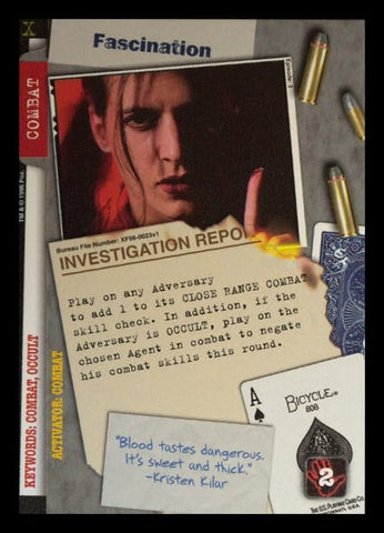 X-Files CCG | Fascination XF96-0023v1  | The Nerd Merchant