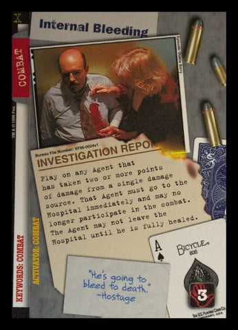 X-Files CCG | Internal Bleeding XF96-0024v1  | The Nerd Merchant
