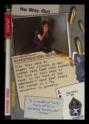 X-Files CCG | No Way Out XF96-0026v1  | The Nerd Merchant