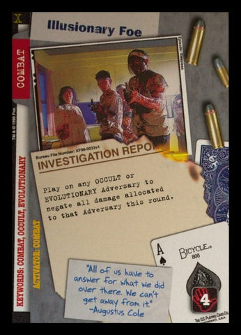 X-Files CCG | Illusionary Foe XF96-0033v1  | The Nerd Merchant