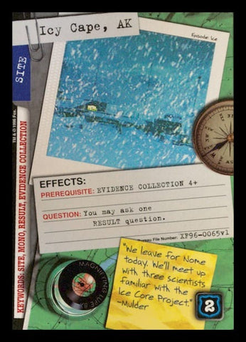 X-Files CCG | Icy Cape, Alaska XF96-0065v1  | The Nerd Merchant
