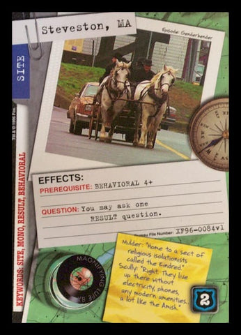 X-Files CCG | Steveston, MA XF96-0084v1  | The Nerd Merchant