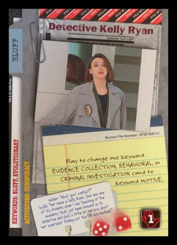 X-Files CCG | Detective Kelly Ryan XF96-0087v1  | The Nerd Merchant