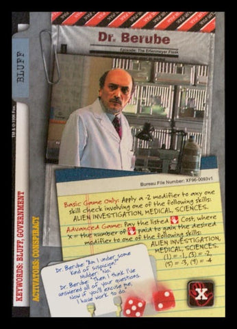X-Files CCG | Dr. Berube XF96-0093v1  | The Nerd Merchant