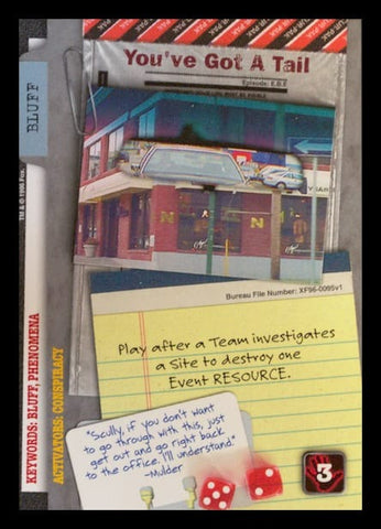 X-Files CCG | You€™ve Got A Tail XF96-0095v1  | The Nerd Merchant