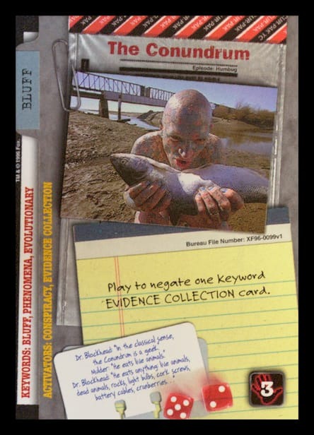 X-Files CCG | The Conundrum XF96-0099v1  | The Nerd Merchant