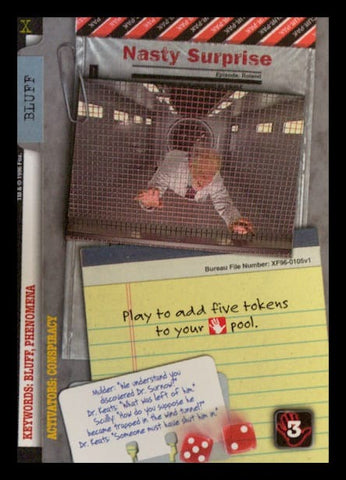 X-Files CCG | Nasty Surprise XF96-0105v1  | The Nerd Merchant