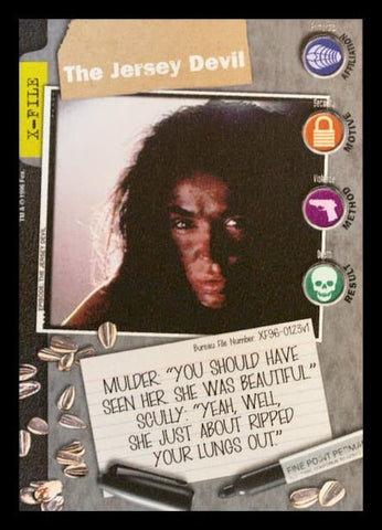 X-Files CCG | The Jersey Devil XF96-0123v1  | The Nerd Merchant
