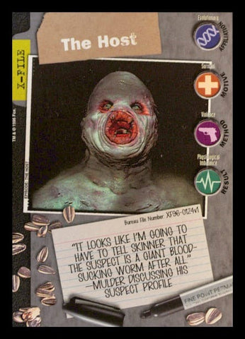 X-Files CCG | The Host XF96-0124v1  | The Nerd Merchant