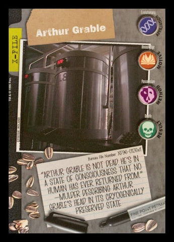 X-Files CCG | Arthur Grable XF96-0126v1  | The Nerd Merchant