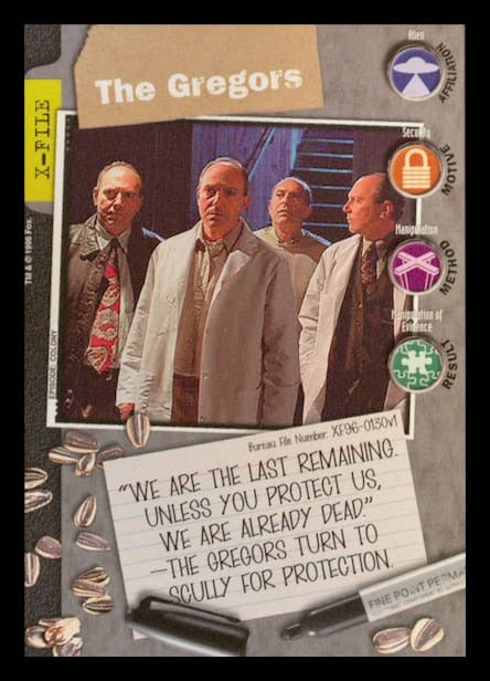 X-Files CCG | The Gregors XF96-0130v1  | The Nerd Merchant