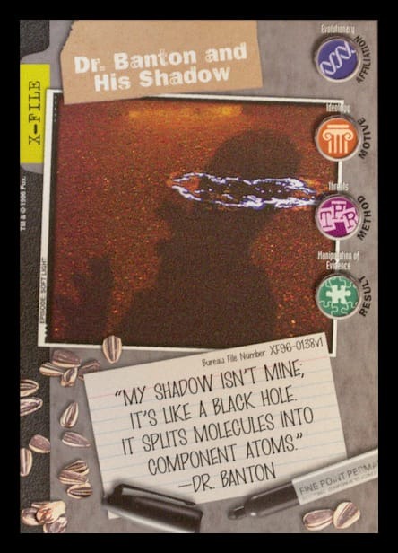 X-Files CCG | Dr. Banton and His Shadow XF96-0138v1  | The Nerd Merchant