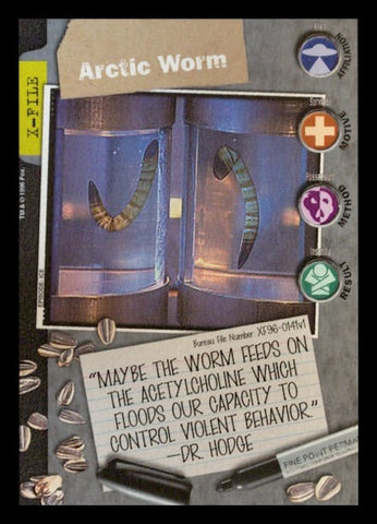X-Files CCG | Arctic Worm XF96-0141v1  | The Nerd Merchant